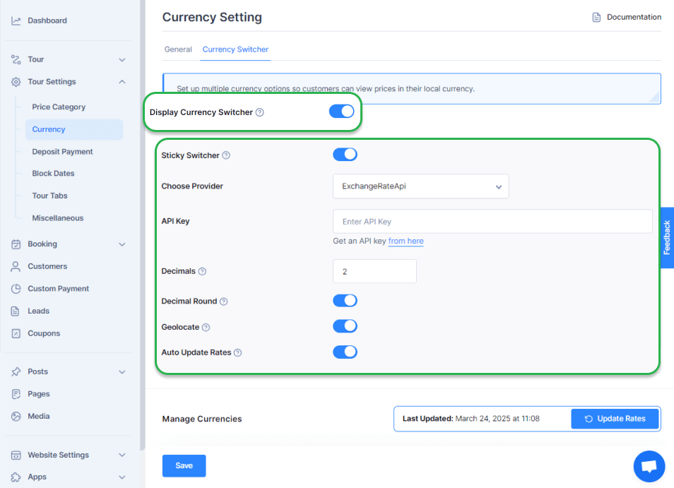 Currency Switcher