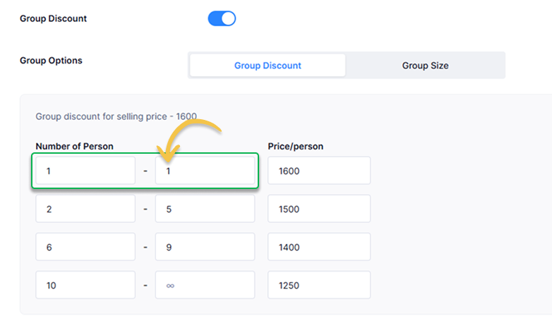 tripcart-single-group-discount