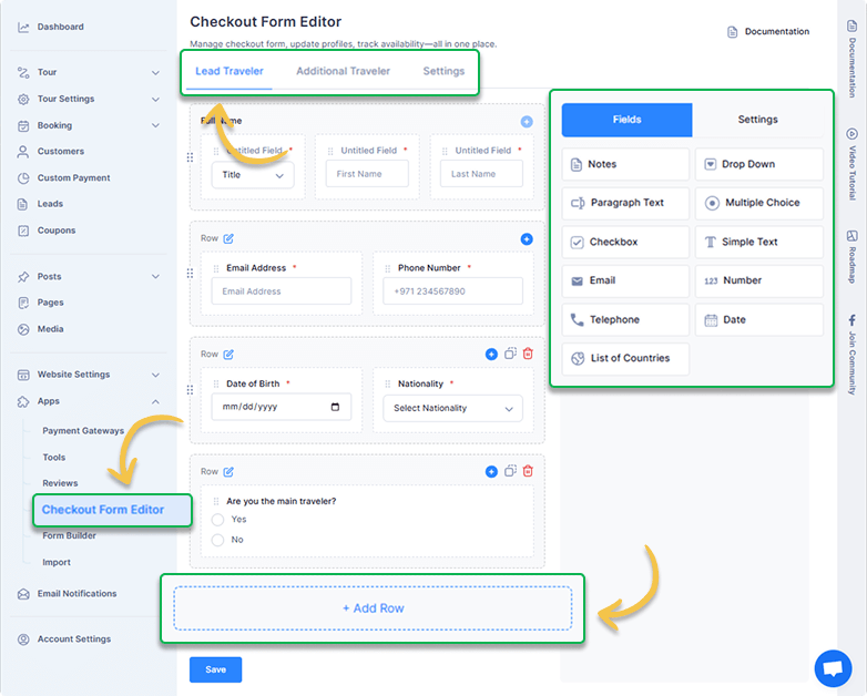 checkout-form-editor